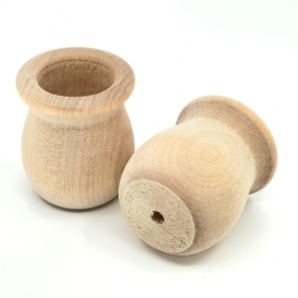 Large Birch Bean Pot Candle Cups - 1-5/8